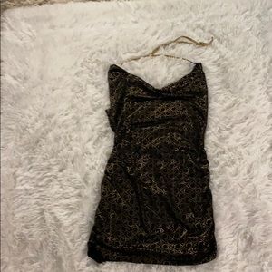 Black and gold COOGI swimsuit coverup